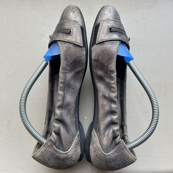 Paul Green Townsend Distressed Metallic Bronze Leather Ballet Flat UK 4.5 US 6.5 - Picture 3 of 16